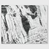 樺の木樹皮パターン ラッピングペーパー (フラット)