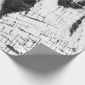 樺の木樹皮パターン ラッピングペーパー (角)