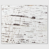 樺の木樹皮パターン ラッピングペーパー (フラット)