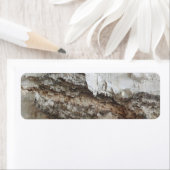 樺の木樹皮パターン ラベル (インサイチュ)