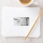 樺の木樹皮パターン ラベル (インサイチュ)