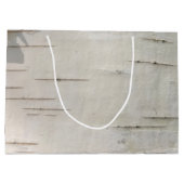 樺の木樹皮パターン ラージペーパーバッグ (裏面)