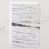 樺の木樹皮パターン 便箋 (正面/裏面)