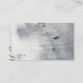 樺の木樹皮パターン 名刺 (裏面)