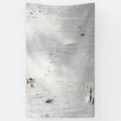 樺の木樹皮パターン 横断幕 (縦)