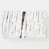 樺の木樹皮パターン 横断幕 (横)