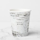 樺の木樹皮パターン 紙コップ (裏面)
