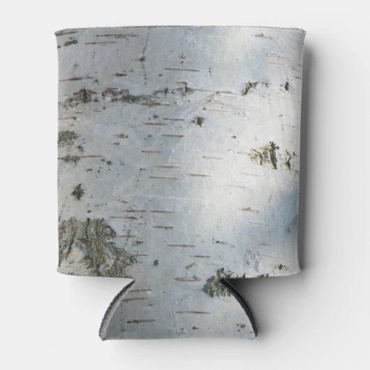 樺の木樹皮パターン 缶クーラー (正面)