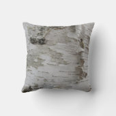 樺の木樹皮剥古写真 クッション (裏面)