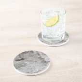 樺の木樹皮剥古写真 コースター (側面)