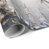 樺の木樹皮型 ラッピングペーパー (ロールコーナー)