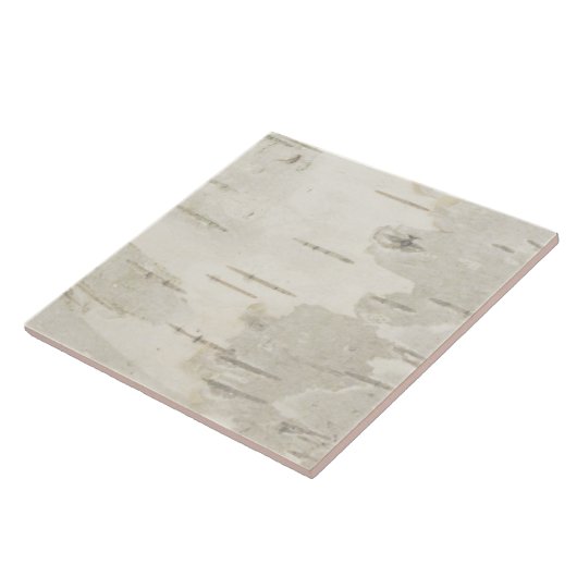 樺の木樹皮自然撮影用セラミックタイル タイル (側面)