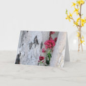 樺の木樹皮質組織 カード (黄色い花)