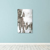 樺の木樹皮 キャンバスプリント (インサイチュ (ウッドフロア))