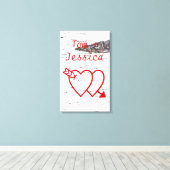 樺の木樹皮 キャンバスプリント (インサイチュ (ウッドフロア))