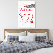 樺の木樹皮 キャンバスプリント (インサイチュ (寝室))