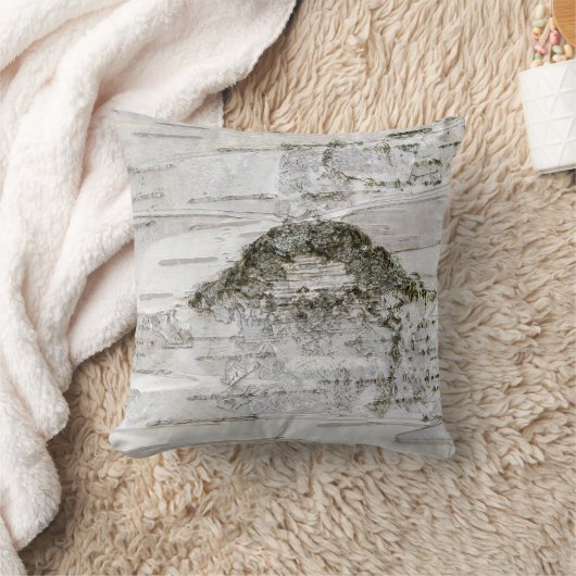 樺の木樹皮 クッション (ブランケット)