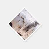 樺の木樹皮 スタンダードカクテルナプキン (角)