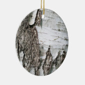 樺の木樹皮 セラミックオーナメント (右)