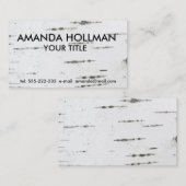 樺の木樹皮 名刺 (正面/裏面)