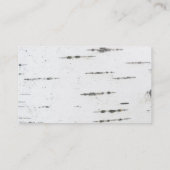 樺の木樹皮 名刺 (裏面)