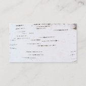 樺の木樹皮 名刺 (裏面)