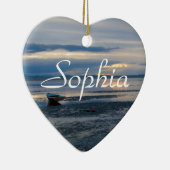 樺の木湾の干潮 セラミックオーナメント (右)