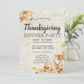 樺の木素朴アコランズオーク離れサンクスディグ 招待状 (スタンド正面)