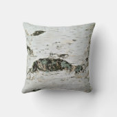 樺の木素朴ウッドカントリーキャビンモダン クッション (裏面)