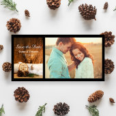 樺の木素朴ツリーバーンウッドウェディング日付を保存 セーブザデート