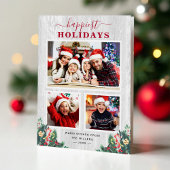 樺の木素朴ミストレトーハッピーホリデイズ3写真 シーズンカード