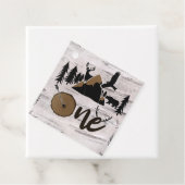 樺の木素朴屋外ワイルダネス1歳の誕生日 フェイバータグ (インサイチュ)