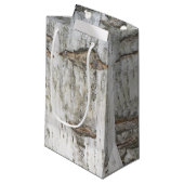 樺の木素朴樹皮 スモールペーパーバッグ (正面アングル)