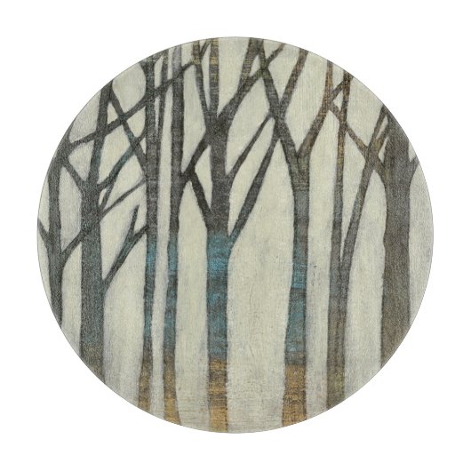 樺の木線I カッティングボード (正面)