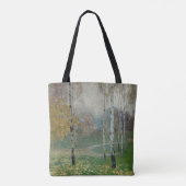 樺の木1904年(キャンバスの油) トートバッグ (裏面)