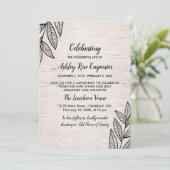 樺の木·お祝い 招待状 (スタンド正面)