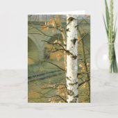 樺の木 カード (正面)