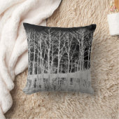 樺の木 クッション (ブランケット)