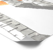 樺の木 ポスター (角)