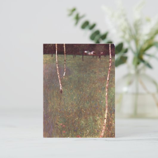 樺の木 ポストカード (スタンド正面)