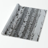 樺の木 ラッピングペーパー (アンロールド)