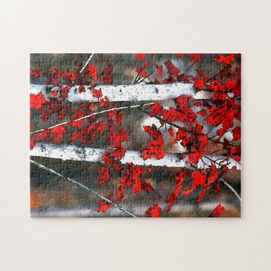 樺の木#2 ジグソーパズル (横)