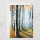 樺の森の誓約式招待状 招待状 (裏面)