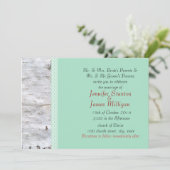 樺の樹皮テンプレート 招待状 (スタンド正面)