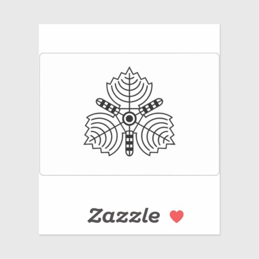 樺太州旗 シール (シート)