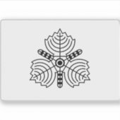 樺太州旗 シール (正面)