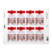 樽を使った古いブドウ畑の赤ワインの試飲 ラベル (フルシート)