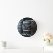 樽ウォールクロック ラウンド壁時計 (ホーム)