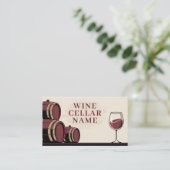 樽 – ワインセラー 名刺 (スタンド正面)