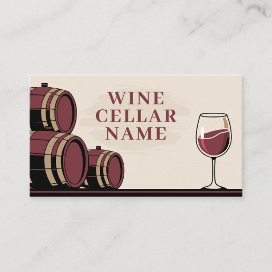 樽 – ワインセラー 名刺 (正面)